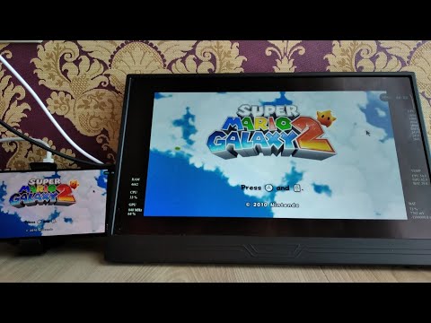 Super Mario Galaxy 2 Test Dualshock PS4 controller Dolphin Android PortableScreen Xiaomi11TPro SD888