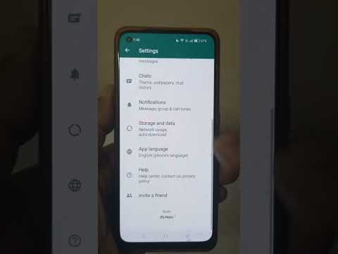 WhatsApp language change kaise kare #shorts