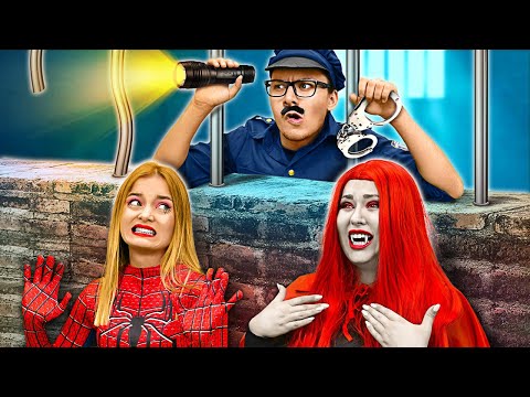 Spiderwoman Fights Vampire, Regrets it! 🚨 *Funny Jail Moments* La La Life Emoji