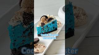 Cookie Monster Cheesecake #cheesecake #cookiemonster  #dessert #dessertlovers