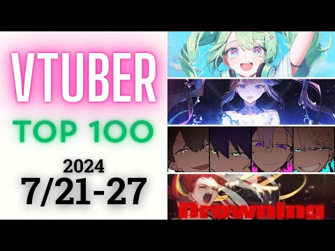 【2024/7/21-27】Vtuber 歌ってみた&オリジナルソング 週間再生数ランキング TOP 100