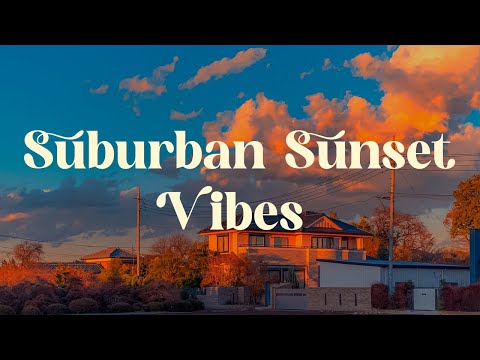 Suburban Sunset Vibes 🌇 Calm Japanese Songs for Relaxation and Focus