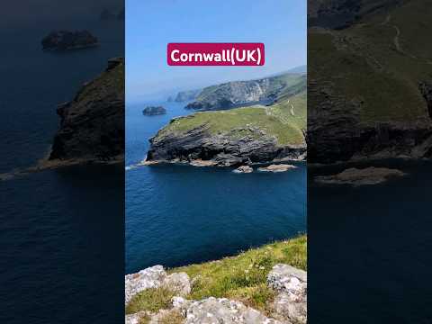 Cornwall UK #beautiful #beach #castle #shorts #travel #ocean #youtube #reels #uk #summer