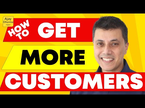 How To Get Customers FAST In 2024