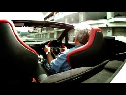 Jay Leno meets the Lexus LFA Spyder