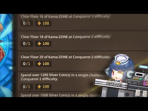 HOW TO BEAT CO-OP & KAMAZONE CHALLENGES | Guardian Tales Season Achievement