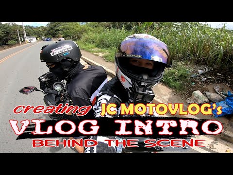 MAKING A VLOG INTRO || Behind the scenes in making JC Motovlog's vlog introduction video