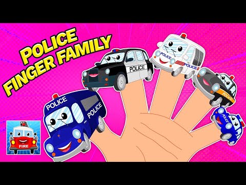 Police Finger Family Nursery Rhyme for Kids by Ralph And Rocky Cars