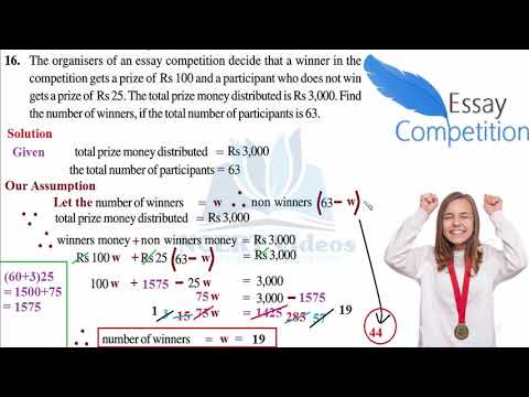 Linear Equations in One Variable - Maths Class 8th - Ex 2.2 - Question 16 - Chapter 2 - NCERT - CBSE