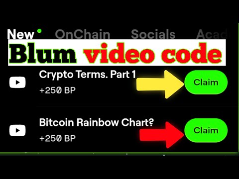 Blum New video code crypto terms. Part 1| Blum video code bitcoin chart?| Blum video code answer