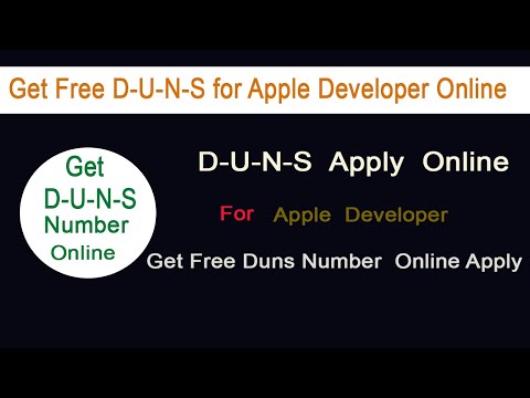 Get Free D-U-N-S For Apple Developer In India| DUNS Number From Dun & Bradstreet| Apple DUNS Number