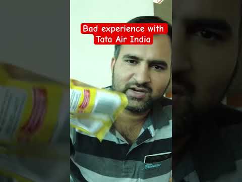 Bad experience with Tata Air India #airport #airindia #desi #tata #tatamotors #foodblogger #foodie