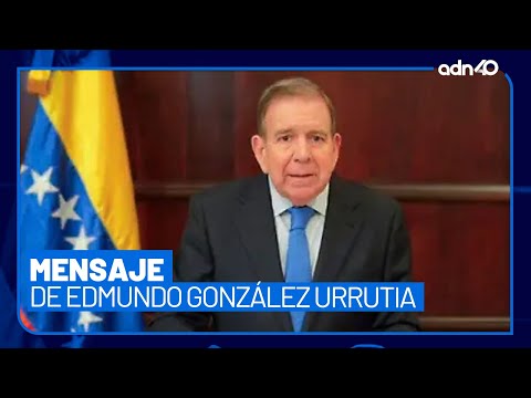 Edmundo González Urrutia ofrece un mensaje luego de las protestas en Venezuela