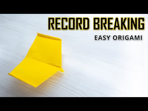 Jef Pauwels RECORD BREAKING Paper Airplane Model An In Depth Look