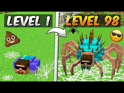 MINECRAFT BUT I CAN BECOME A SPIDER!!