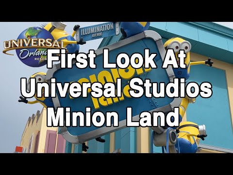 First Look At Minion Land - Universal Orlando