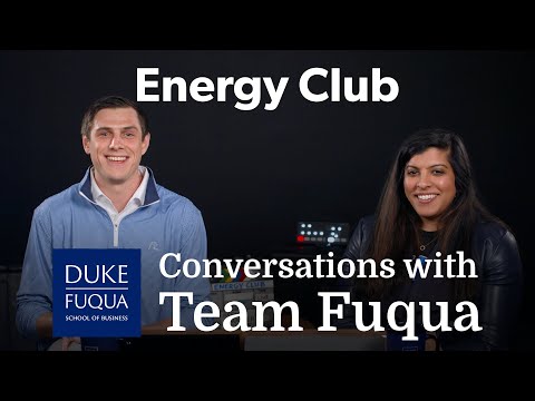 Conversations with Team Fuqua: Energy Club