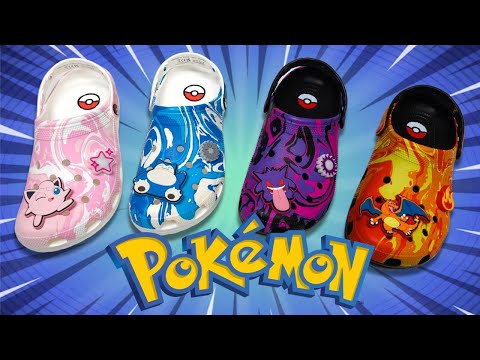 Pokémon Crocs: Charizard, Gengar, Jigglypuff & Snorlax Collection On Foot Review!