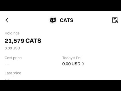 HOW TO FIND CATS AIRDROP IN BYBIT EXCHANGE WALLET