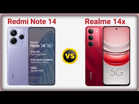 Redmi Note 14 5G 🆚 Realme 14x 5G