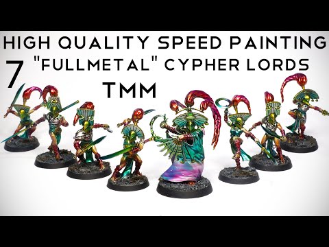 The Cypher Lords - High quality speed painting - Warcry - How to paint coloured TMM