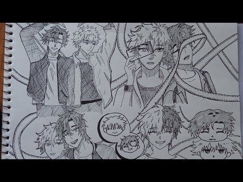 Full page drawing (link click) | 2ba vArtist (anime drawing)