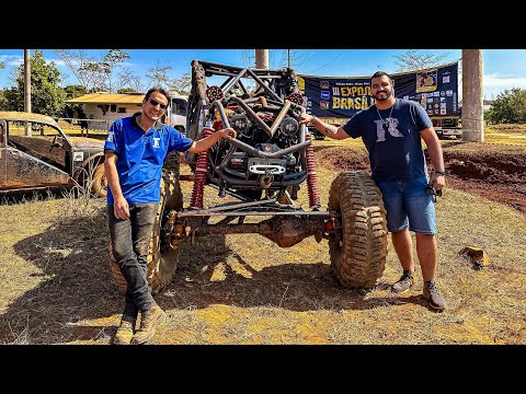 GAIOLA COM MOTOR DE F250 BITURBO 4X4 ACELERANDO POV