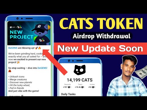 Cats Airdrop Listing Date And Price 🤬| Cats Airdrop Withdrawal 🎁| Cats Claiming Airdrop New Update