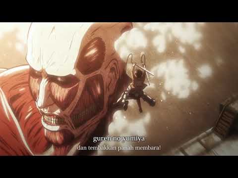 Opening 1 Shingeki no Kyojin [Lirik + Terjemahan] | Guren no Yumiya (紅蓮の弓矢) - Linked Horizon