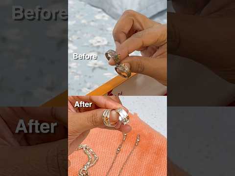 Effective Way to Clean Tarnished Silver Jewellery |  Easy Silver Jewellery Cleaning at Home