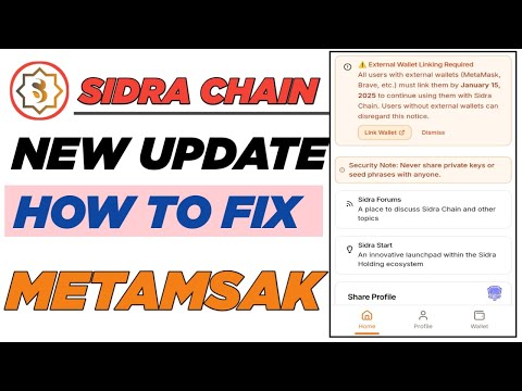 Sidra chain New Big Update 2025 | Sidra Chain clConnect Metamask Wallet || Sidra Chain Kyc Update