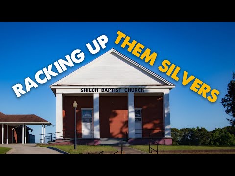 Racking Up Them Silvers! Metal Detecting 1800s Church & Old House Lots!