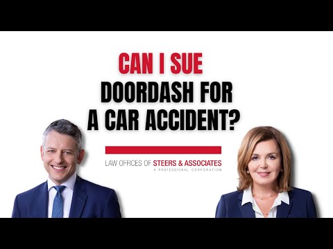 Can I sue Door Dash for a Car Accident?