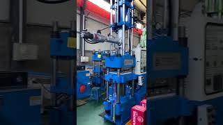 rubber injection molding machine working video #rubberindustry #machine #rubber