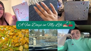 Wrapping Presents, Grocery Shopping + Meals, New Nails | Vlog 070