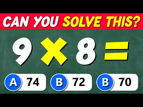 Can You Pass This Math Quiz? 🤓➕🧠 Easy, Medium, Hard, Impossible!