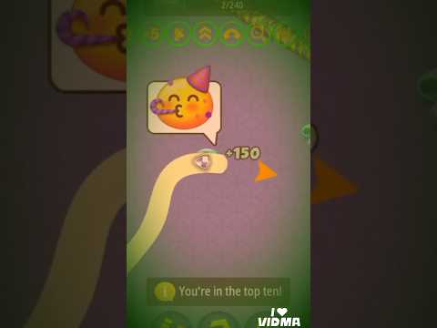 Snacks game!saamp wala video#001 #wormszone#snake#gaming#snakegamespro#snakeplay