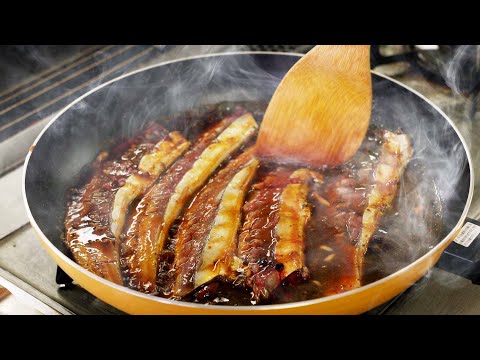 [Japanese food] How to make liver soy sauce [Pacific saury]