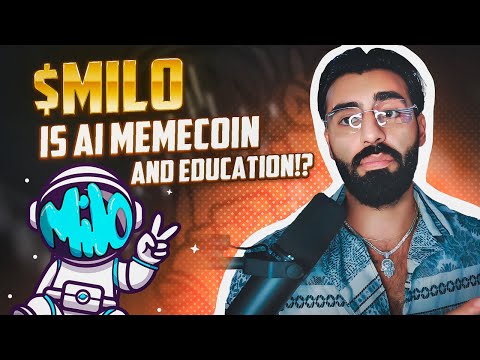 $MILO IS THE REVOLUTIONARY AI MEMECOIN EMPOWERING EDUCATION AND FUN WITH REAL REWARDS?! NEXT 100X?!