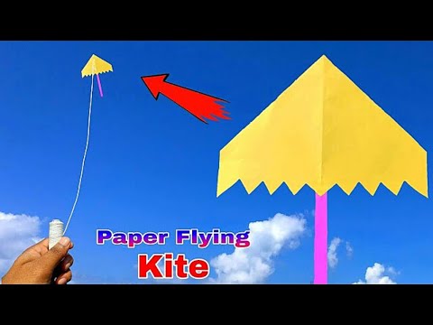 paper kite🔥how to make a paper flying kite 🔥make easy paper kite