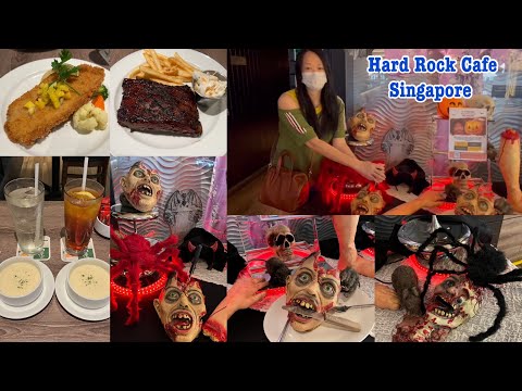 🎃 Halloween VLog 👻 | Hard Rock Cafe Singapore 🎸| Orchard Road