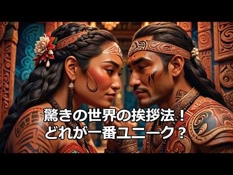 文化習慣の雑学～世界のユニークな挨拶方法～