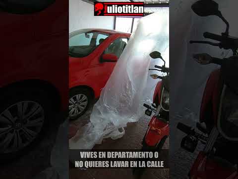 SHORT LAVAR TU MOTO SIN ESPACIO NI ENSUCIAR OTRO VEHICULO JULIOTITLAN