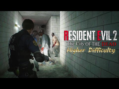 敵が多すぎて進行不能なバイオRE2を更に難しくした最狂モードに初挑戦＃１【The City of the Dead V3.1】【Higher Difficulty】