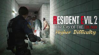 敵が多すぎて進行不能なバイオRE2を更に難しくした最狂モードに初挑戦＃１【The City of the Dead V3.1】【Higher Difficulty】