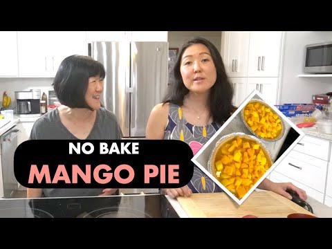 REFRESHING LOCAL MANGO PIE// NO BAKE Recipe!