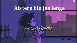 Ab Tere Bin।{Slowed+Rewerb}।Kumar Sanu Anuradha Paudwal।Rahul Roy annu Agarwal।Forever Aashiqui 😍