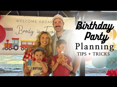 How To Plan A PARTY!! Two Year Old Train Birthday | DIY Balloon Garland