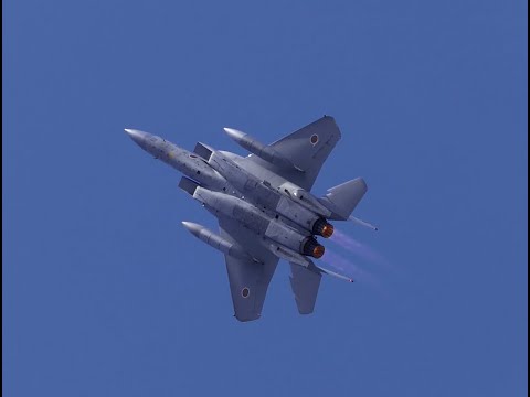 岐阜基地　”コバルトの秋空”　浜松基地航空祭   機動飛行訓練　F15　2回目　2024.10.11