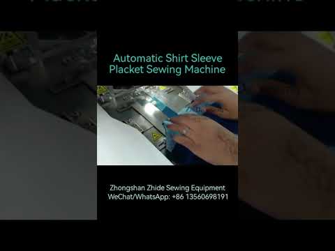 Our Auto Shirt Sleeve Placket Sewing Machine ran in the Indian customer factory#sewingtool#sewingtip